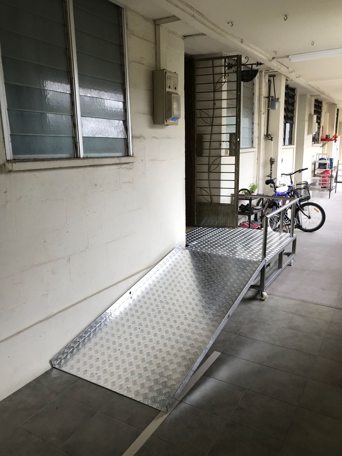 customised ramp, mobility scooter, motorised wheelchair